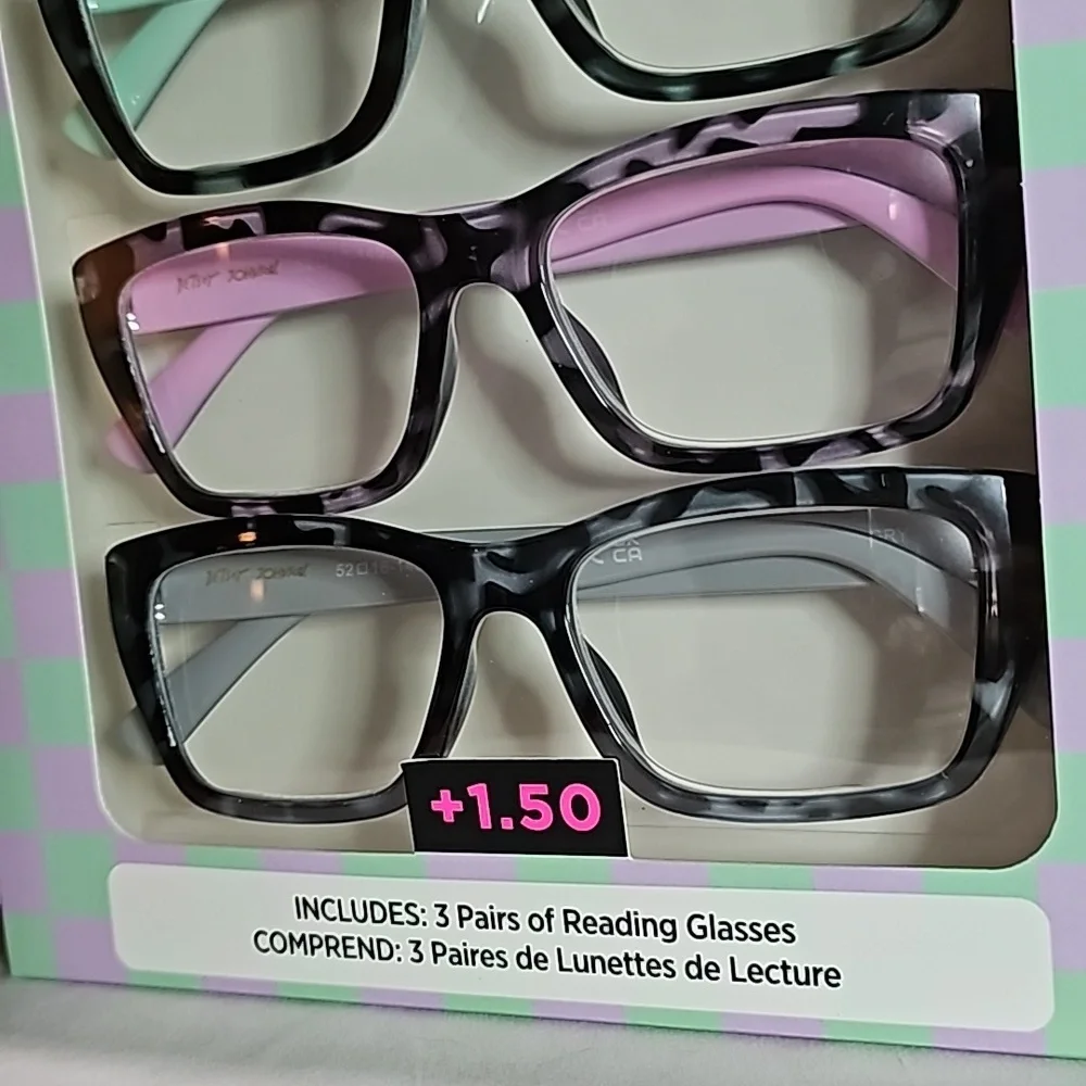 NWT BETSEY JOHNSON READING GLASSES + 150 👓 - Picture 5 of 11